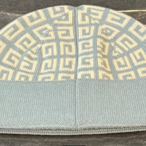 Givenchy Double Face Knit Beanie Ice Blue main image 4